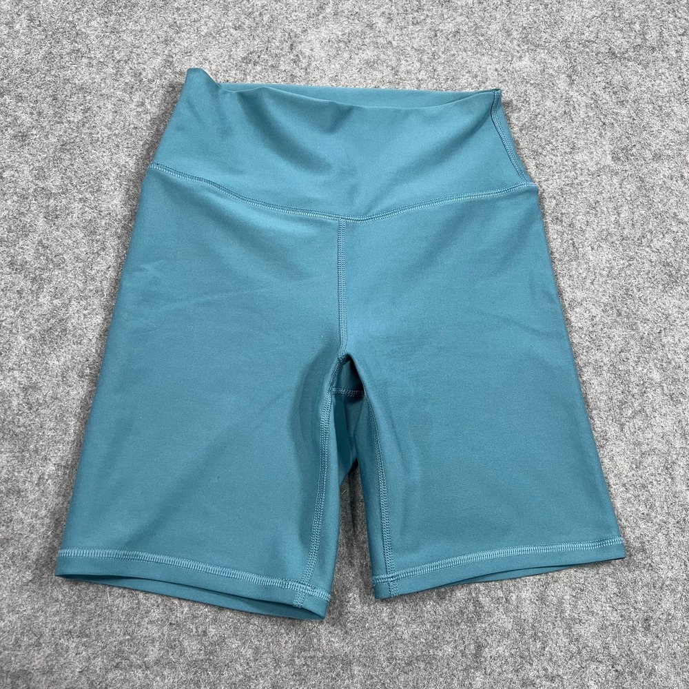 Abercrombie & Fitch‎ YPB Teal Blue High Rise Biker Shorts Women's Size Small